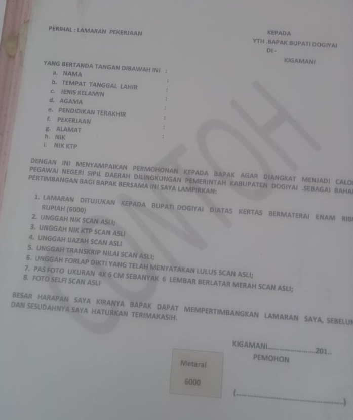 Kabid Formasi Sdm Bkd Dogiyai Minta Pencaker Di Dogiyai Siapkan Diri Hadapi Rekrutmen Cpns