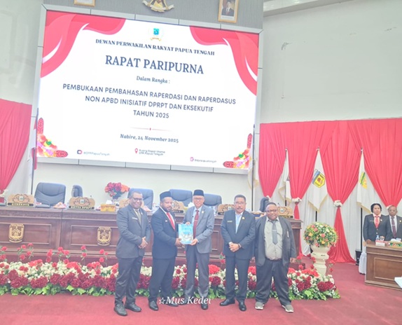 DPR dan Pemprov Papua Tengah Bahas 31 Rancangan Peraturan Daerah untuk Penguatan Hak dan Identitas OAP