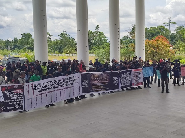 Demo 8.300 Buruh Mogok Kerja Freeport, DPRK Mimika Didesak Bentuk Pansus