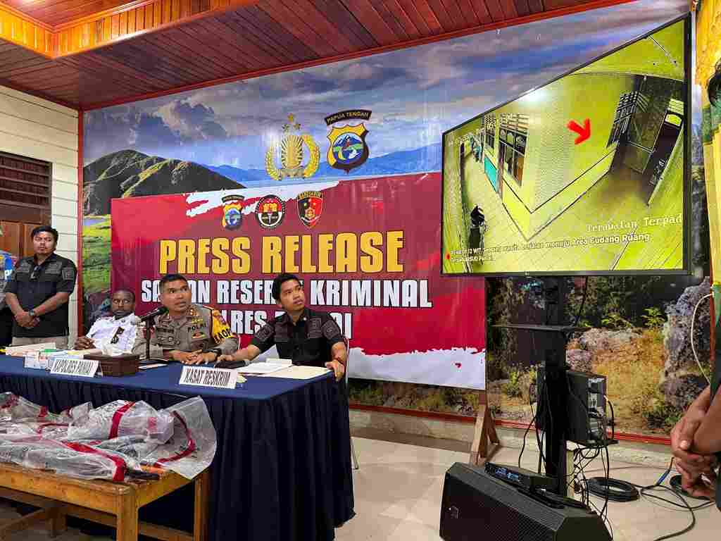 Polres Paniai Ungkap Kronologi Lengkap Kebakaran RSUD Melalui Rekaman CCTV