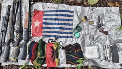 (TNI Temukan Markas OPM di Nduga, Senjata dan Amunisi Diamankan)
