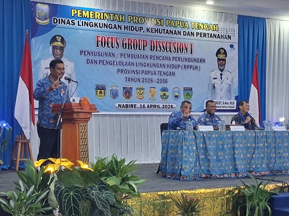 Pemprov Papua Tengah Susun RPPLH 2026–2030, Libatkan ITB hingga Masyarakat Adat