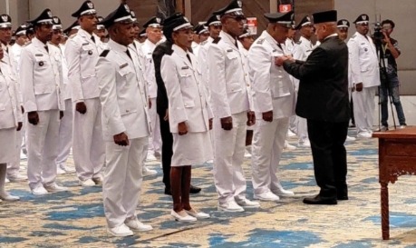 Bupati Biak Numfor Lantik 250 Kepala Kampung Definitif Masa Jabatan 2026–2034