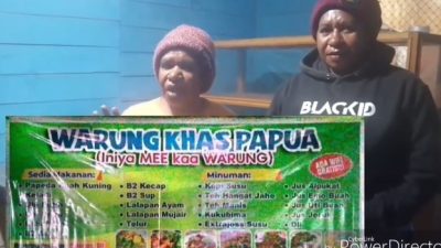 (UMKM Mama Papua di Deiyai Hadirkan Warung Makanan Tradisional)