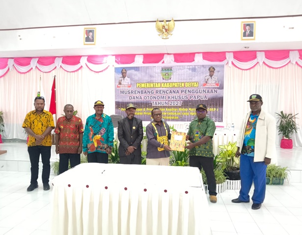 Bupati Deiyai Buka Musrenbang Otsus 2027, Tegaskan Dana Harus Tepat Sasaran dan Prioritaskan Kesejahteraan OAP