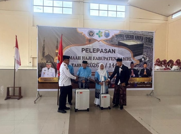 (80 Jemaah Haji Nabire 2026 Resmi Dilepas)