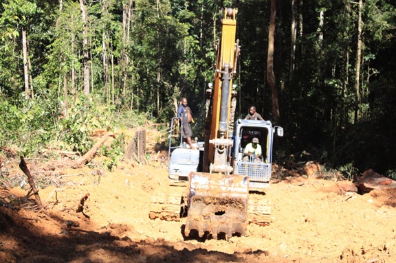Puluhan Tahun Terisolasi, Warga Mabou Nabire Bangun Jalan Sendiri