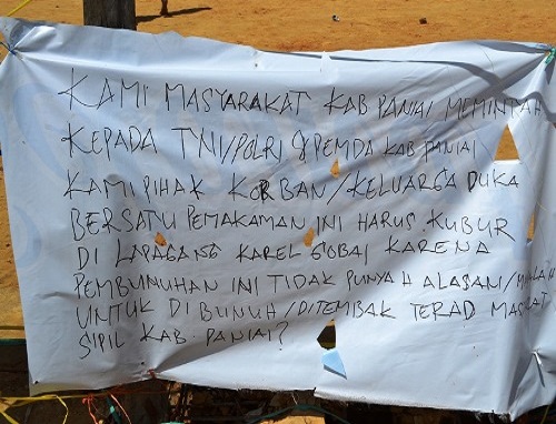 statement warga paniai