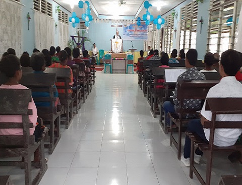 Ibadah Syukur HUT ke-8 GKI Siloam Sanoba Nabire