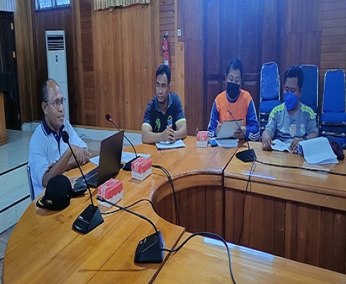 Plt.Sekda Nabire Pimpin Rapat Pelaporan Capaian Aksi Pemberatasan Korupsi