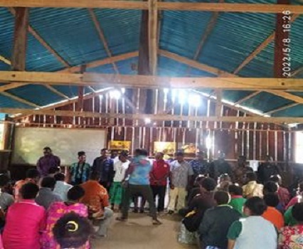 Komisi Pemuda GKII Nabire Gelar Ibadah Bulanan Sekaligus Pelantikan Pemuda Rayon
