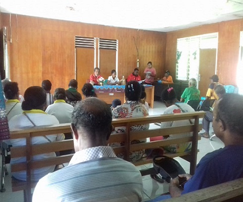 Rapat Pembentukan Panitia Pilkakam Kampung Air Mandidi Nabire