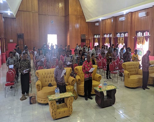Ibadah Oikumene Bersama Kemenag Nabire dan Pemkab Nabire