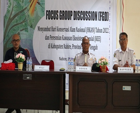 Peringatan Hari Konservasi Alam Nasional 2022 di Nabire