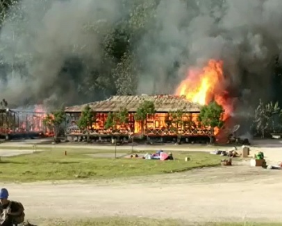 Api Lahap Habis Barak Survey & Mekanik Camp PT. Jati Dharma Indonesia Karadiri Nabire