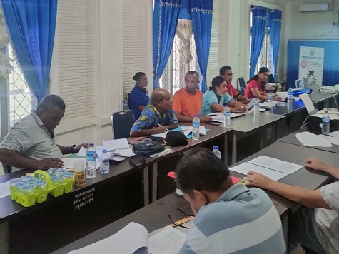 Kabag Hukum Setda Nabire Buka Kegiatan Pembahasan Rancangan Perbup Mengenai Tata Cara Pengadaan Barang/Jasa di Kampung