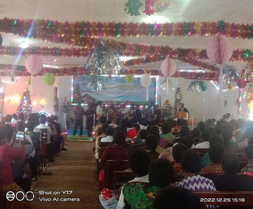Perayaan Ibadah Natal Gereja Kingmi Koordinator Paniai, Kelompok Metusale Rayon Barat