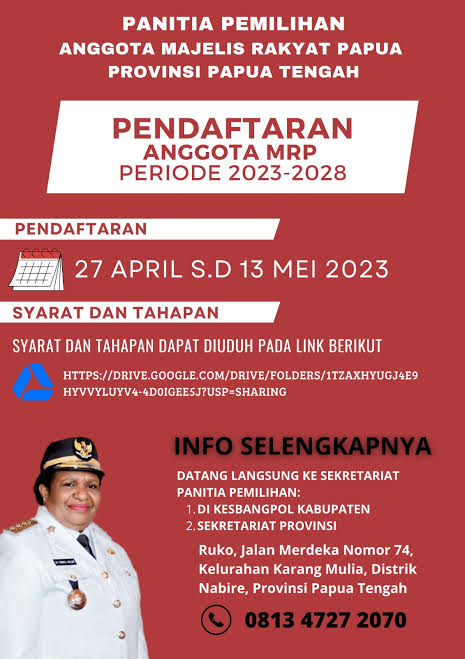 Alokasi Kuota Majelis Rakyat Papua Tengah untuk Deiyai dan Intan Jaya Perlu Ditambah