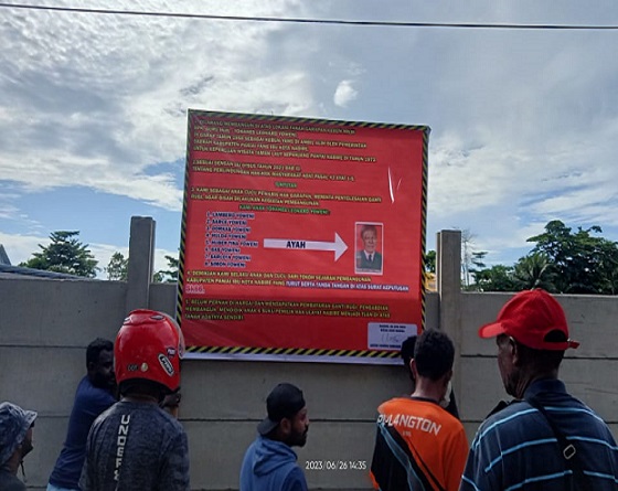 Persoalan Tanah, Pihak Keluarga Yoweni Minta Kejelasan PT. Paradiso Parkindo