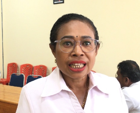 Sekretaris Inspektorat kabupaten Nabire, Levina H.Niwari, S.Sos