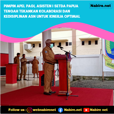 Pimpin Apel Pagi, Asisten I Setda Papua Tengah Tekankan Kolaborasi dan Kedisiplinan ASN untuk Kinerja Optimal