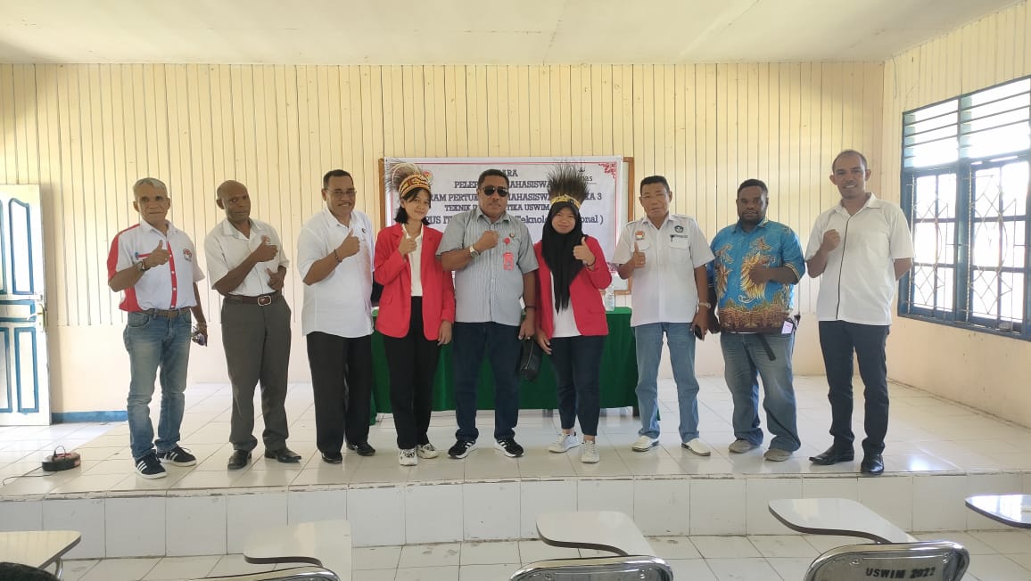 Rektor USWIM Nabire Melepas Dua Mahasiswa Teknik Informatika untuk Program Pertukaran Mahasiswa di Kampus ITENAS Bandung