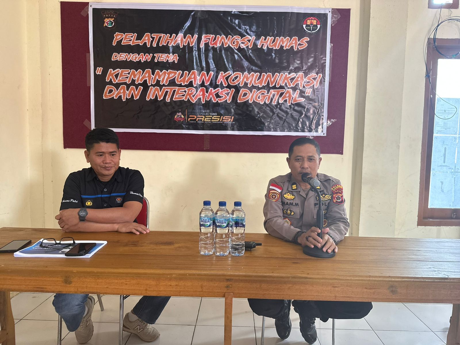 Polres Dogiyai Gelar Pelatihan Humas Polri untuk Tingkatkan Kemampuan Komunikasi Digital