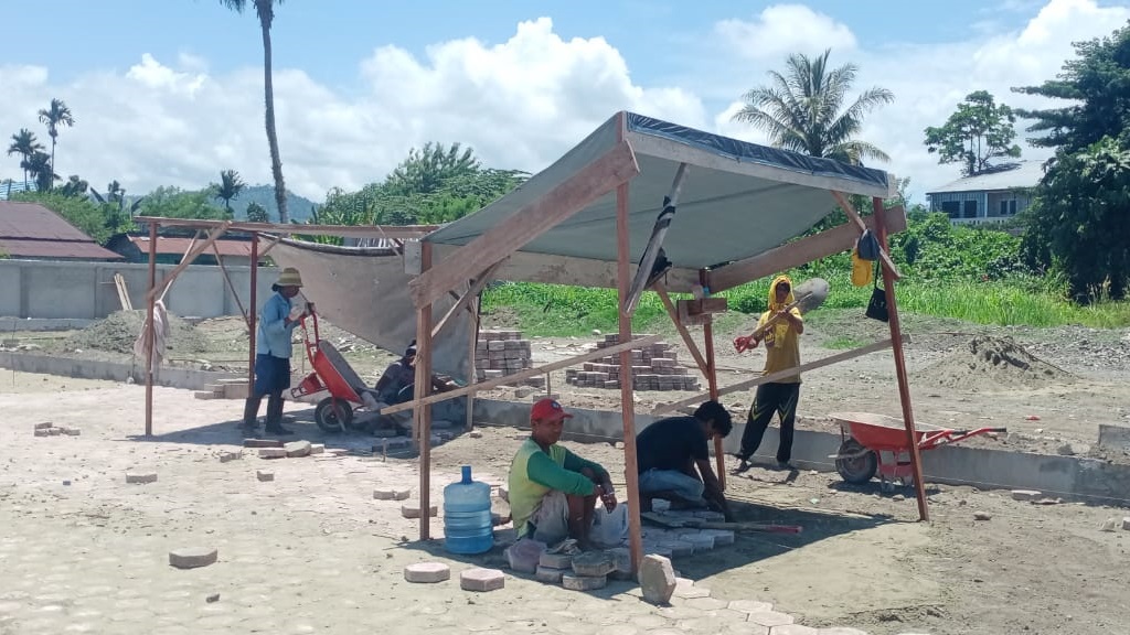 Bekas Lokasi Gedung DPRD Nabire Sedang Direnovasi. Yuk Cari Tahu Apa yang Direnovasi?