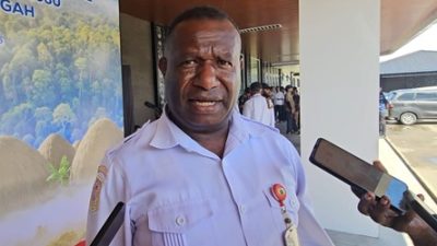 (Kepala Disperindag Papua Tengah, Norbertus Mote)