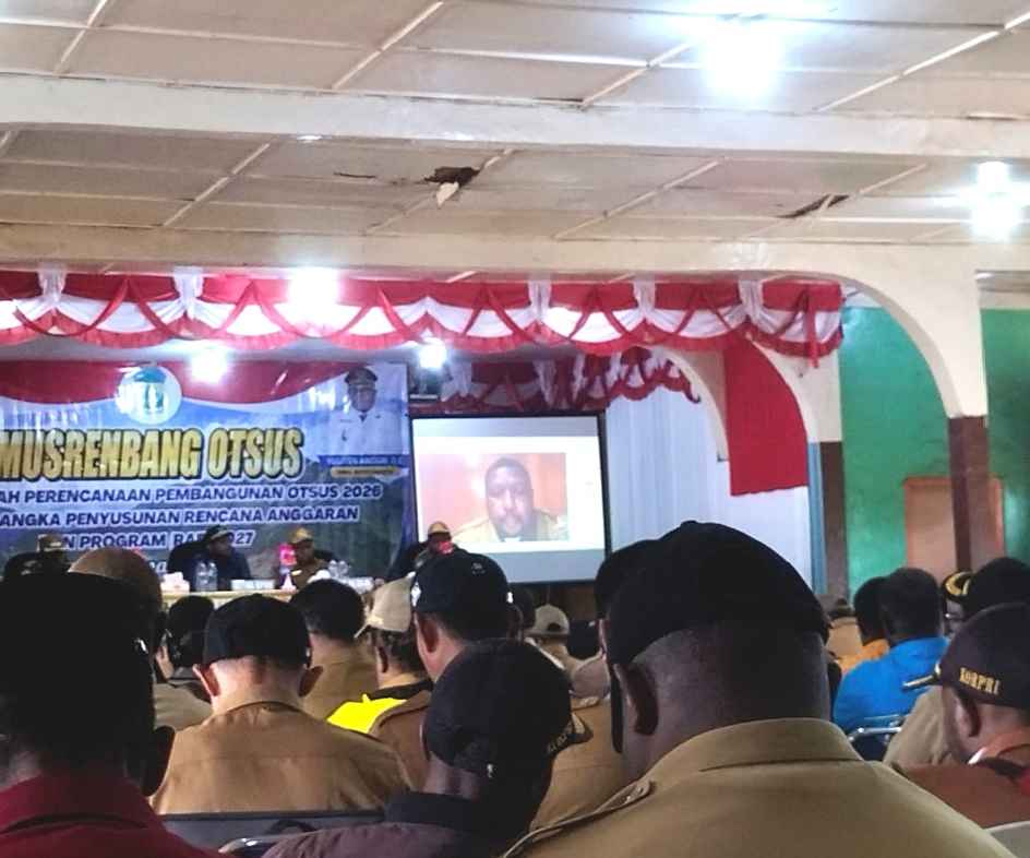 (Musrenbang Dogiyai, Pemprov Papua Tengah Tegaskan Penguatan Tata Kelola Otsus)
