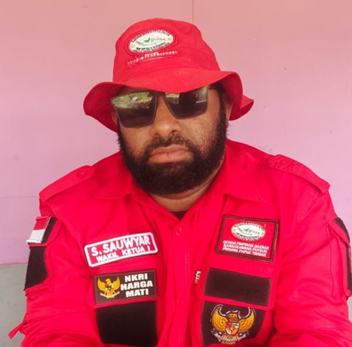 (Wakil Ketua BMP RI Papua Tengah, Samuel Sauwyar)