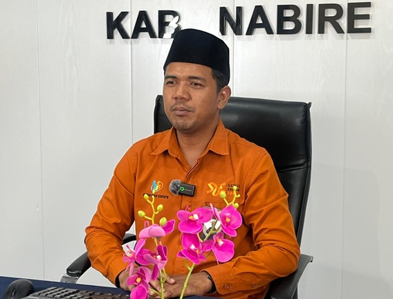 (Kepala BPS Nabire, Dio Benuvin Ginting)