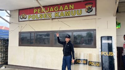(Inspektur Wilayah (Irwil) V Itwasum Polri Brigjen Pol Andi Syariful Taufik melakukan kunjungan kerja ke Markas Kepolisian Sektor (Mapolsek) Kamuu)