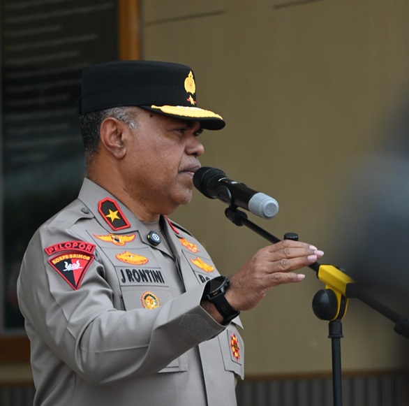(Kapolda Papua Tengah, Brigjen Pol. Jermias Rontini, S.I.K., M.S)