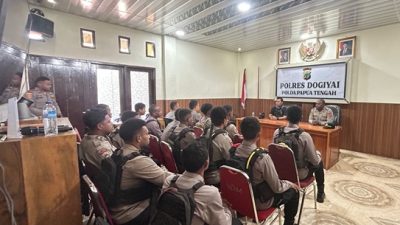 (Kapolres Dogiyai Dorong Respons Cepat Personel Hadapi Potensi Gangguan Kamtibmas)