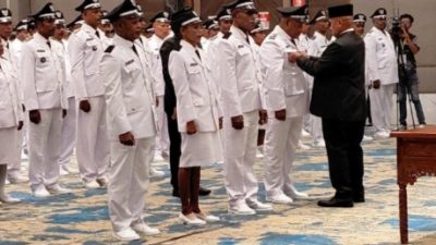 (Bupati Biak Numfor Lantik 250 Kepala Kampung Definitif Masa Jabatan 2026–2034)