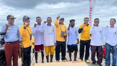 (HUT Polda Papua Tengah Hadirkan Inspirasi Lewat Ajang Olahraga Air)