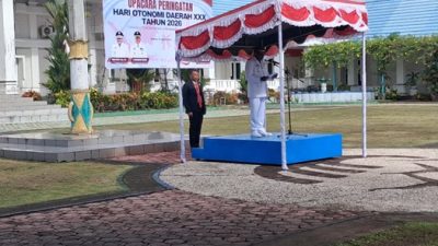 (Pimpin Upacara Otoda ke-30, Bupati Nabire Tegaskan Sinergi Pusat-Daerah)