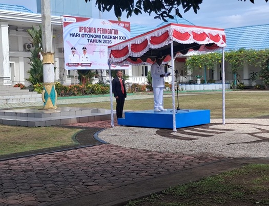 (Pimpin Upacara Otoda ke-30, Bupati Nabire Tegaskan Sinergi Pusat-Daerah)