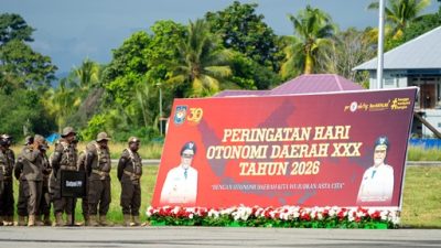 (Gubernur Papua Tengah Ingatkan Soal Efisiensi di Peringatan Otonomi Daerah ke-30)