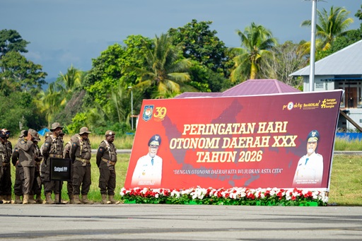 (Gubernur Papua Tengah Ingatkan Soal Efisiensi di Peringatan Otonomi Daerah ke-30)