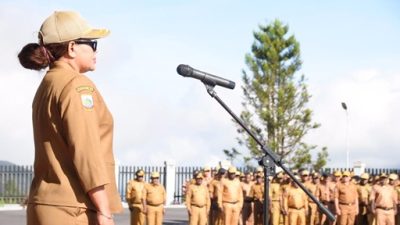 (Hari Otonomi Daerah ke-30, Pemda Puncak Jaya Perkuat Kinerja dan Koordinasi OPD)