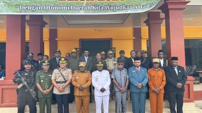 (Kapolres Dogiyai Hadiri Upacara Hari Otonomi Daerah XXX 2026, Tegaskan Dukungan Stabilitas Keamanan)