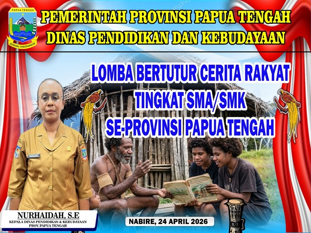 (Ini Dia Pemenang Lomba Cerita Rakyat SMA/SMK Papua Tengah 2026)