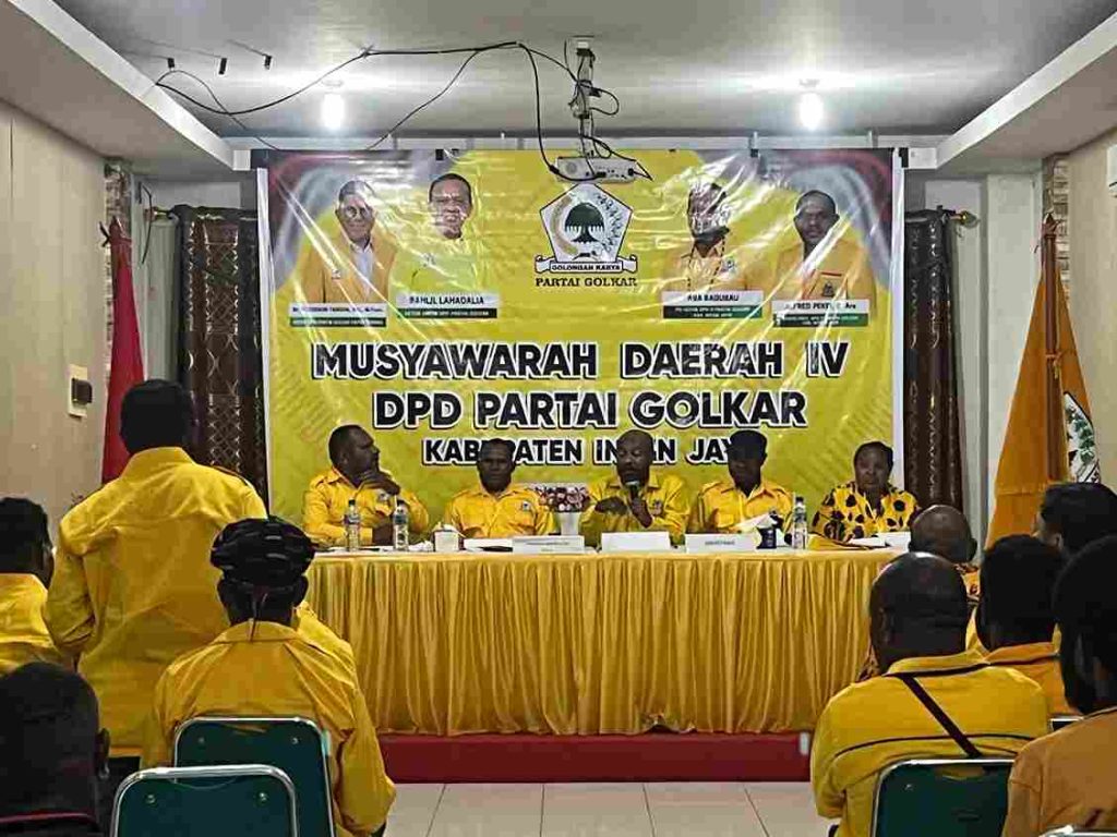 (Elias Igapa Terpilih Aklamasi Jadi Ketua DPD II Golkar Intan Jaya 2026–2031)