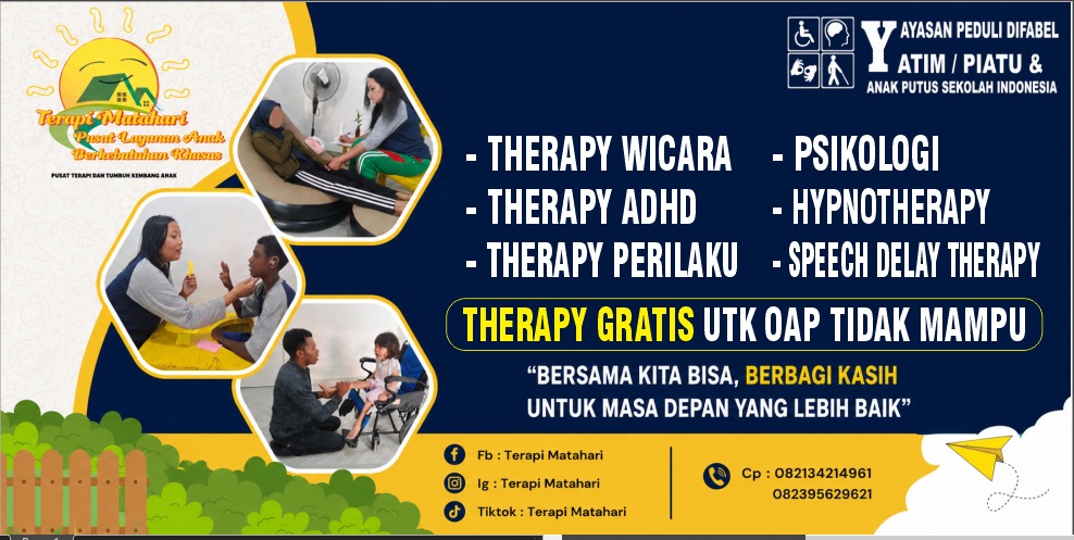 (Matahari Difable Therapy Center Hadirkan Terapi Gratis untuk Anak Berkebutuhan Khusus Asli Papua di Nabire)