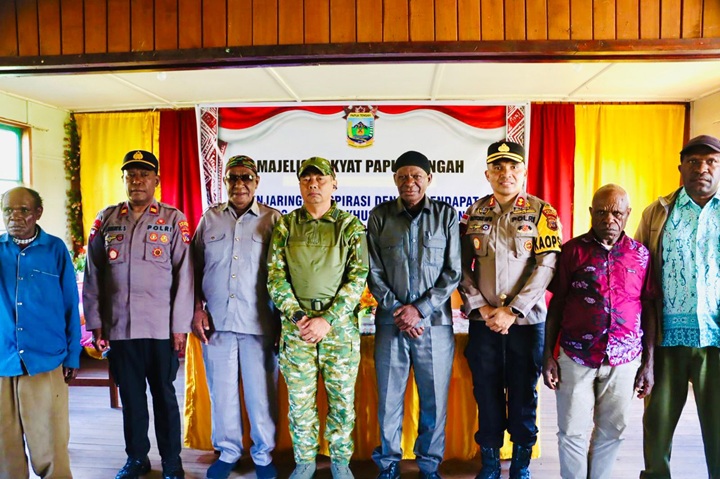 (Hadiri Forum MRP-PT, Kapolres Paniai Siap Kawal Kebijakan Otsus di Papua Tengah)