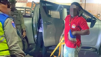 (Patroli Malam Polres Nabire dan Satgas Damai Cartenz-2026, Satu Sajam Diamankan)