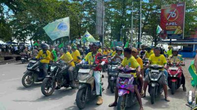 (Ratusan Warga Nabire Gelar Konvoi 11 Negara Sambut Piala Dunia 2026, Fans Brasil Optimistis Raih Bintang Enam)