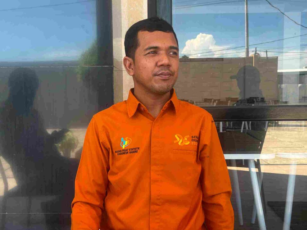 (Kepala BPS Nabire, Dio Benuvin Ginting)
